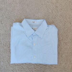 NEW Peter Millar Men's Blue Striped Shirt